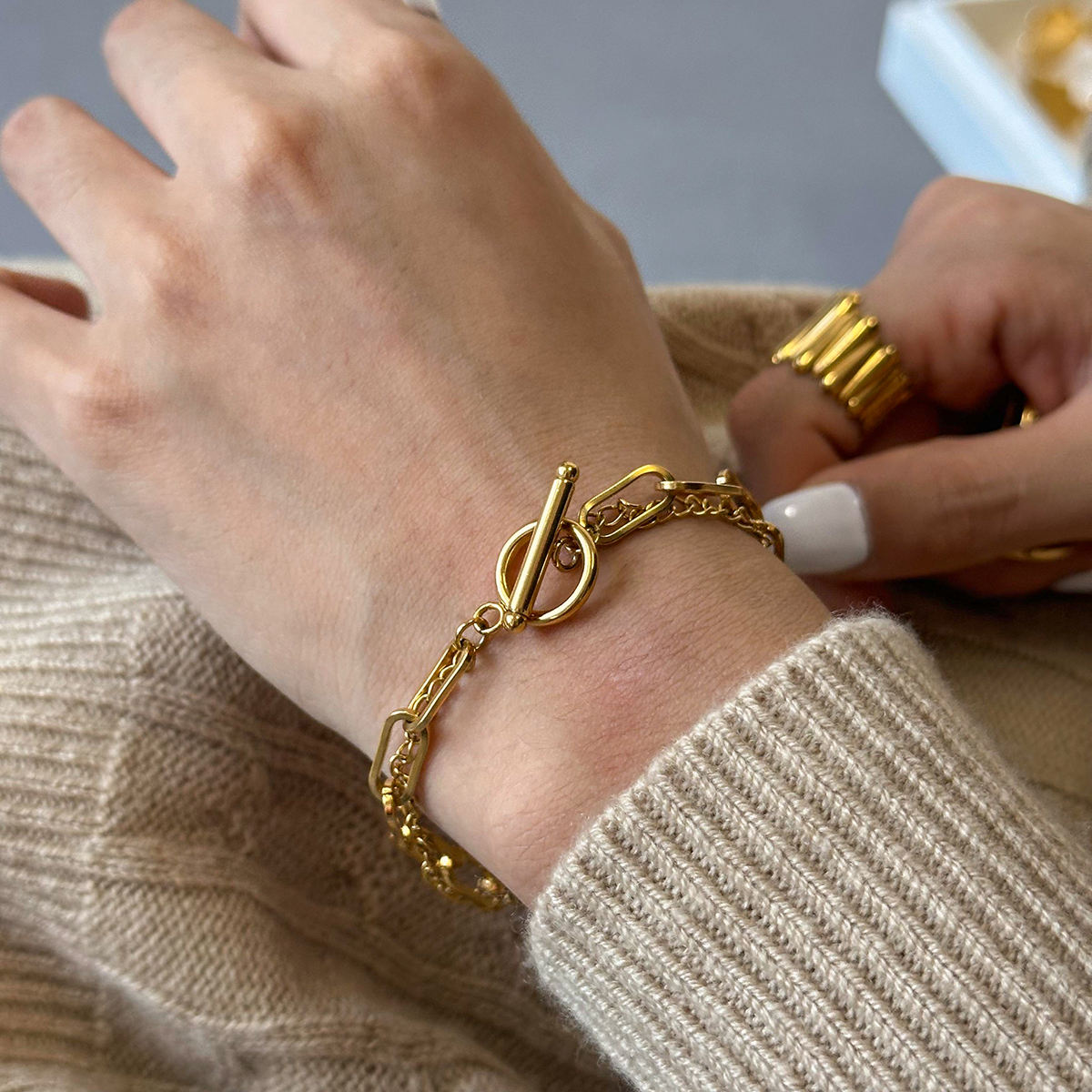 Bold Link Chain Bracelet